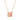 ALEX 14k Gold Square Pendant Necklace with Offset Princess Diamond