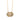 DUSK 14k Gold Hexagon Pendant Necklace with White & Ombré Green Teal Diamonds
