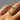 GELO 14k Gold Hammered Circle Diamond Ring