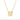 MORZ BEZI 14k Gold Square Tag Necklace with Diamond Constellation and Charm Accent
