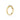 GEMMA 14k Gold Oval East West Diamond Solitaire Engagement Ring