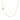 1.0mm 14k Gold Offset Diamond Cluster Heart Choker