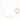 1.0mm PESH 14k Gold Offset Open Square Choker | Dainty Necklace