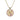 Viper Medium 14k Gold Diamond Sapphire Snake Motif Halo Medallion Pendant